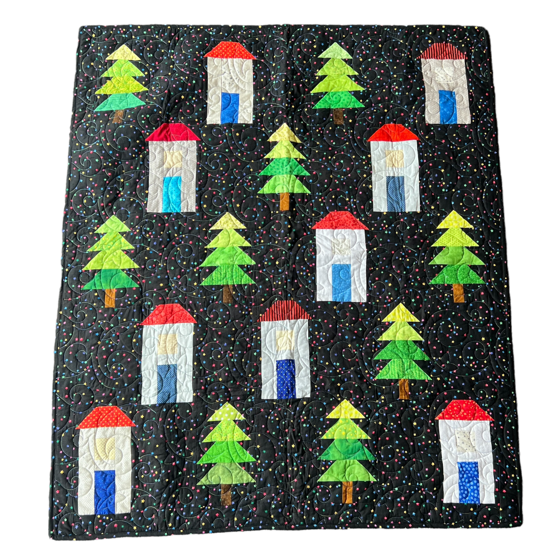 Quilt — Christmas Tree, Cot / Lap Size Baby & Toddler Car Seat Accessories Splash Quilting   
