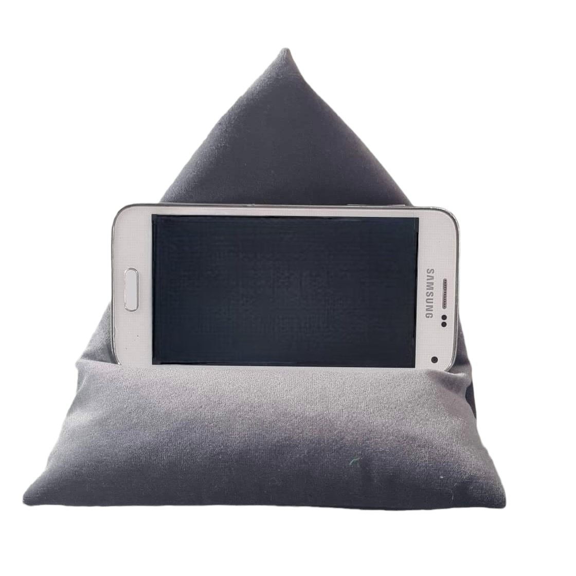 Lazy Phone Pillow Accessibility Equipment SPIRIT SPARKPLUGS BY DESIGN Up-Cycled Cotton Fabric  