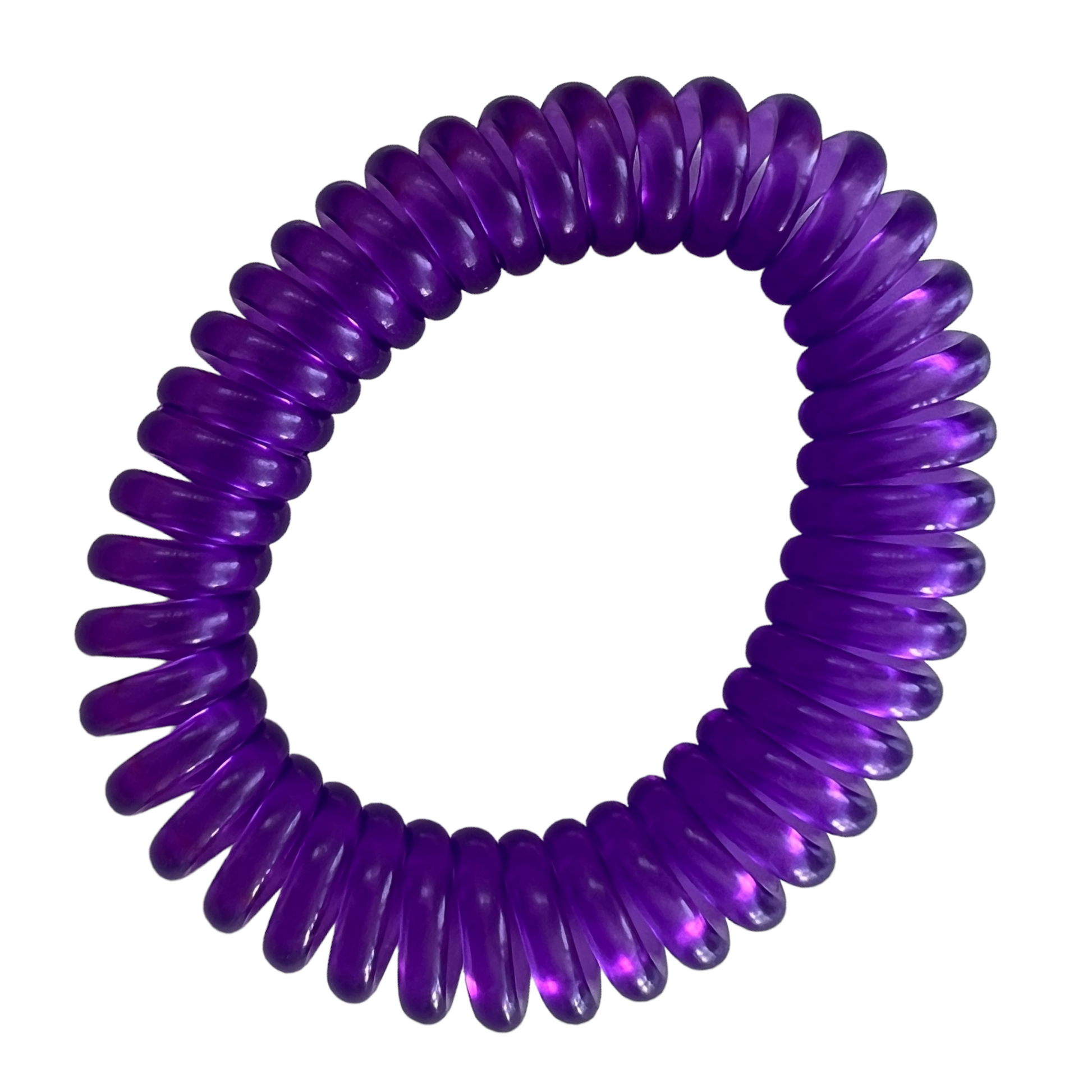 Natural Safe Mosquito Repellent Bracelets  SPIRIT SPARKPLUGS Transparent Purple  