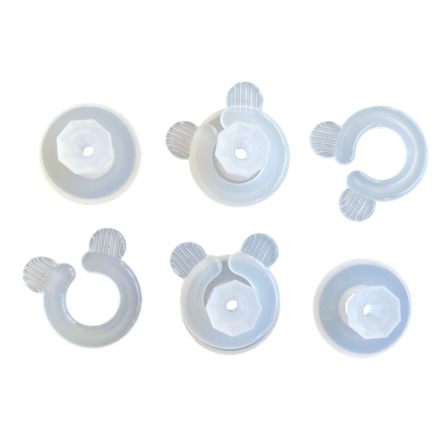 Duvet Clips — 4 Pack  SPIRIT SPARKPLUGS Clear  