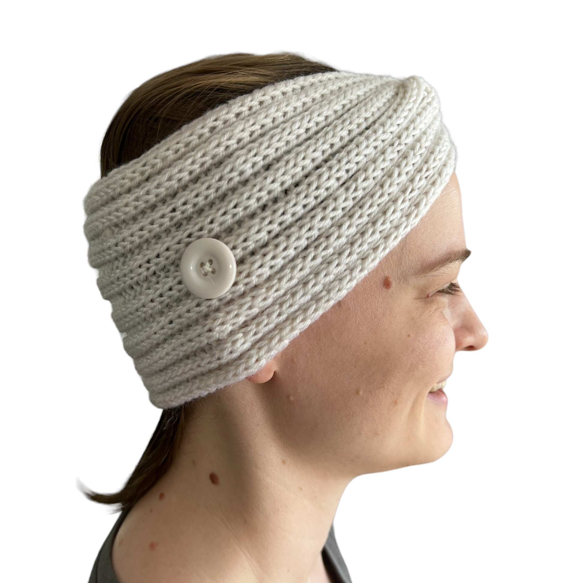 Knitted Headband with Buttons Mask SPIRIT SPARKPLUGS   
