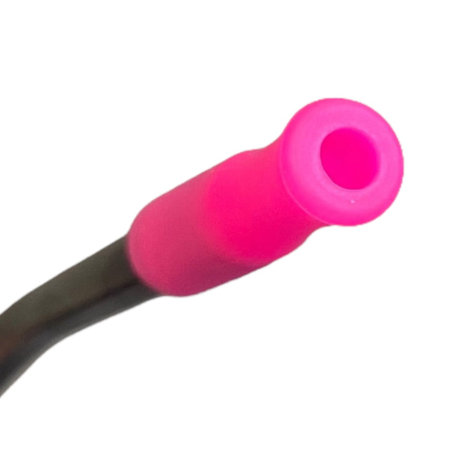 Silicone Straw Tips  SPIRIT SPARKPLUGS Pink  