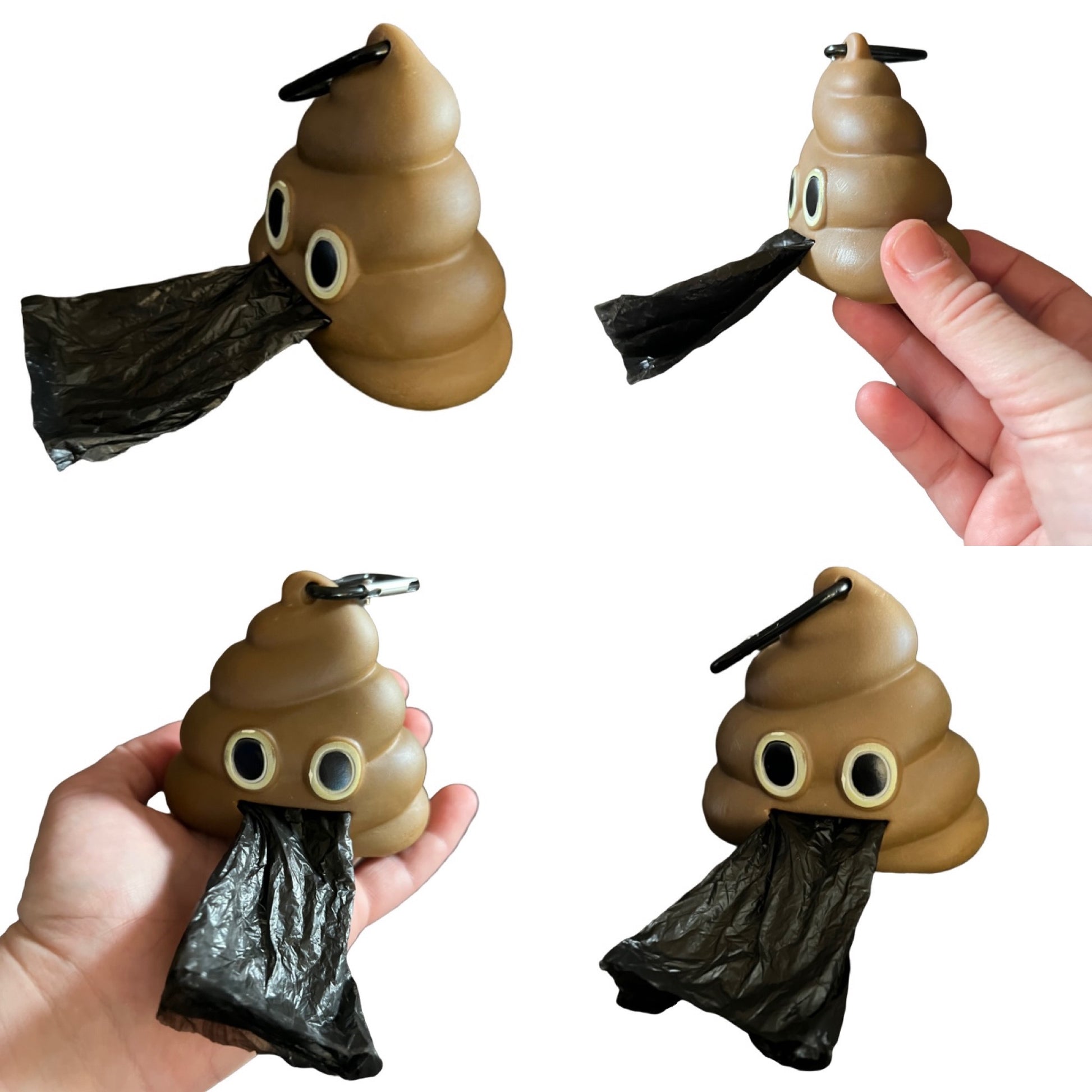Poop Emoji Rubbish Bag Dispenser Pet Waste Bag Dispensers & Holders SPIRIT SPARKPLUGS Emoji  