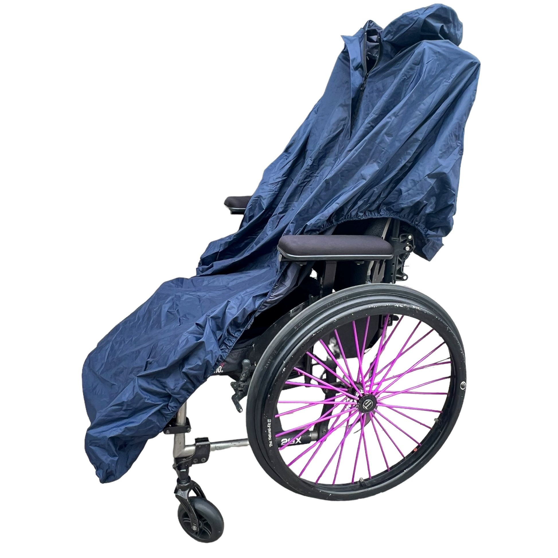 💎 Wheelchair Rain Poncho  SPIRIT SPARKPLUGS Black  