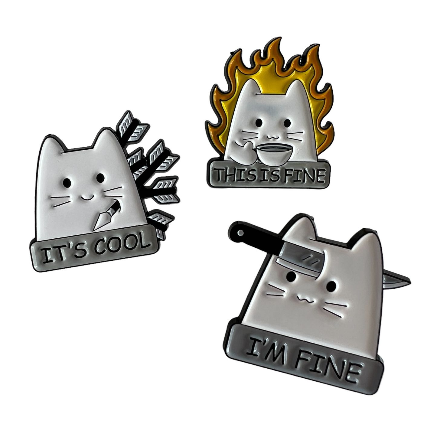 Pin — Cats Dark Humour Series  SPIRIT SPARKPLUGS   