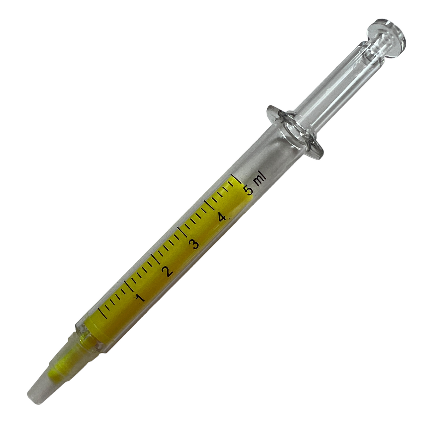 Syringe Highlighter Pens  SPIRIT SPARKPLUGS Yellow  