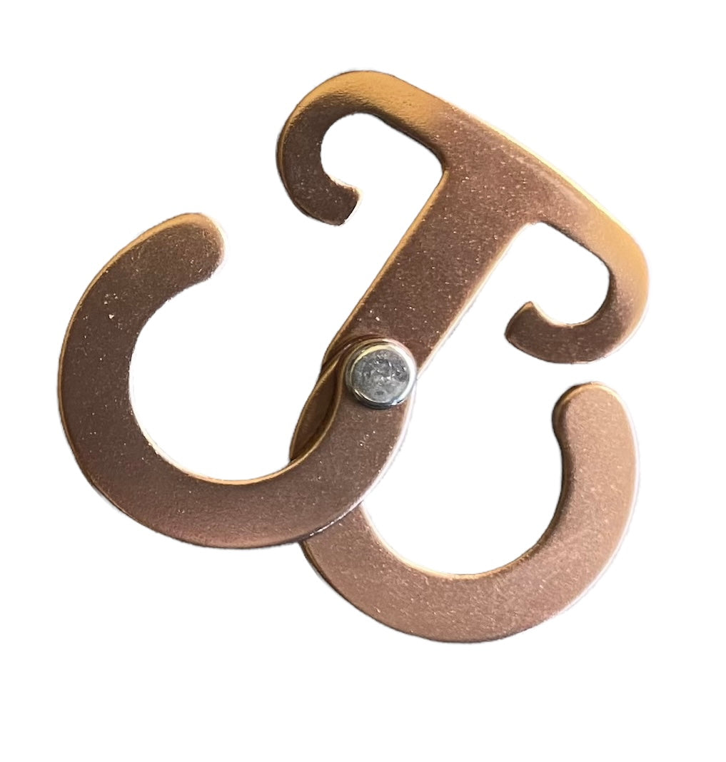 Self Locking Buckle Hook  SPIRIT SPARKPLUGS Brown  