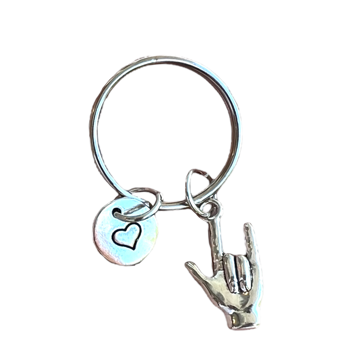 Keyring — NZSL “I Love You”