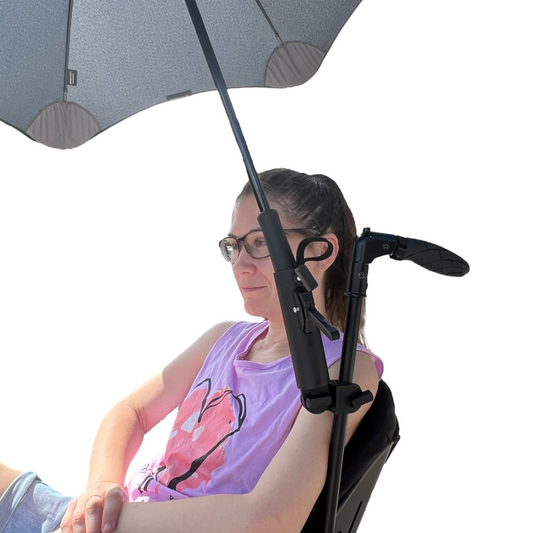 Mobility Aid — Plastic Umbrella Clamp