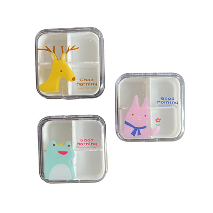 Travel Medication Container - 4 compartment Medical SPIRIT SPARKPLUGS   
