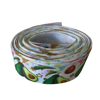 Cross Thread Ribbon — Avocado