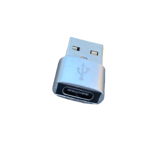 Ⓜ️✝️ iPhone Adapter — USB to USB-C Mobile Phone Accessories SPIRIT SPARKPLUGS Silver  